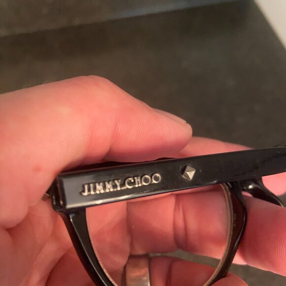 Jimmy Choo 163 Eyeglasses - Black - Picture 6 of 12
